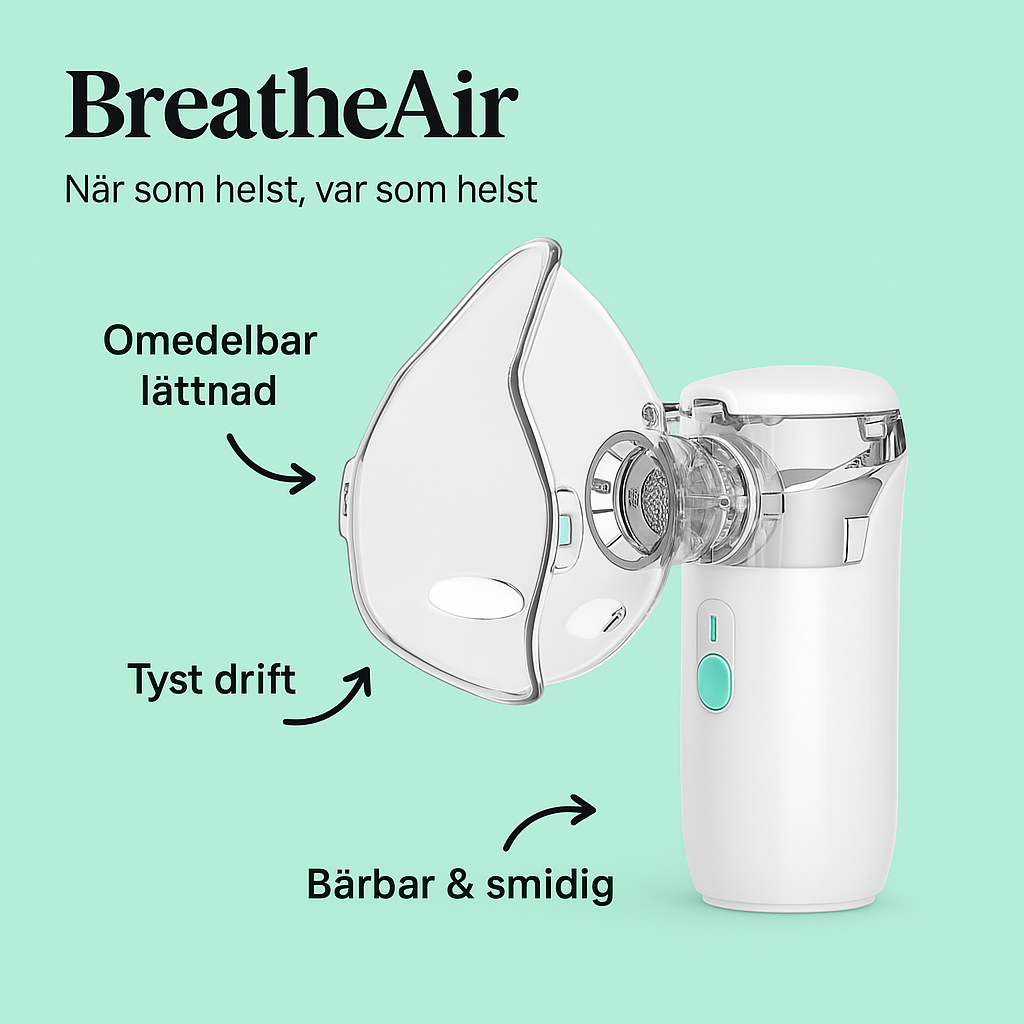 BreatheAir – Ger trygghet på bara några minuter!